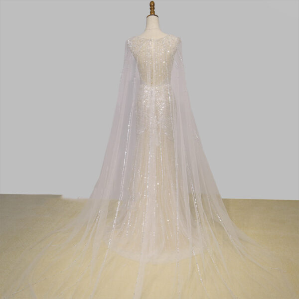 Women's Fashionable Personalized Shawl Evening Dress - Image 5