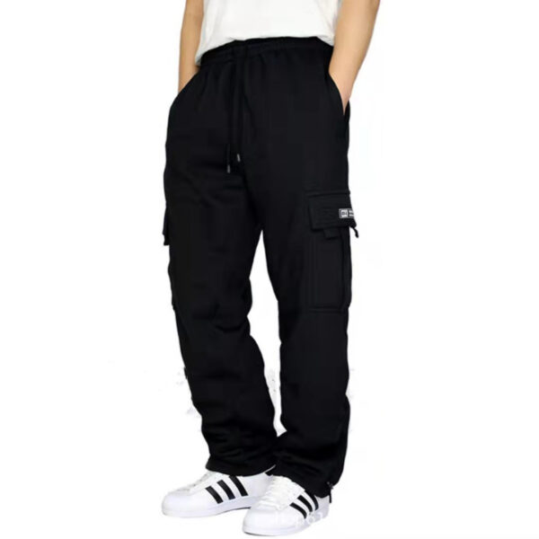 Men Pants Sweatpants Stretch Elastic Waist Jogger Sports Pants Drawstring Trousers Fashion Mens Clothing - Image 8