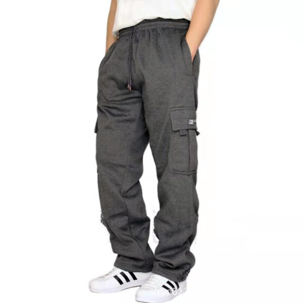 Men Pants Sweatpants Stretch Elastic Waist Jogger Sports Pants Drawstring Trousers Fashion Mens Clothing - Image 6